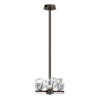 Hubbardton Forge Gatsby 4 Light 12" Wide Pendant Oil Rubbed Bronze / Clear