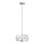 Hubbardton Forge Gatsby 4 Light 12" Wide Pendant Vintage Platinum / Crystal