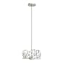 Hubbardton Forge Gatsby 4 Light 12" Wide Pendant Sterling / Clear