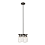 Hubbardton Forge Eos 4 Light 12" Wide Chandelier Oil Rubbed Bronze