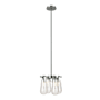 Hubbardton Forge Eos 4 Light 12" Wide Chandelier Vintage Platinum