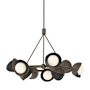 Hubbardton Forge Brooklyn 9 Light 32" Wide Pendant Bronze / Black