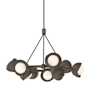 Hubbardton Forge Brooklyn 9 Light 32" Wide Pendant Bronze / Oil Rubbed Bronze