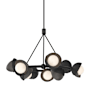 Hubbardton Forge Brooklyn 9 Light 32" Wide Pendant Black / Oil Rubbed Bronze