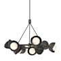 Hubbardton Forge Brooklyn 9 Light 32" Wide Pendant Oil Rubbed Bronze / Black