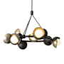 Hubbardton Forge Brooklyn 9 Light 32" Wide Pendant Oil Rubbed Bronze