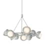Hubbardton Forge Brooklyn 9 Light 32" Wide Pendant Vintage Platinum / Sterling