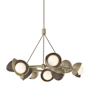 Hubbardton Forge Brooklyn 9 Light 32" Wide Pendant Soft Gold / Bronze