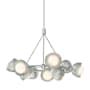 Hubbardton Forge Brooklyn 9 Light 32" Wide Pendant Sterling / Sterling