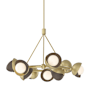 Hubbardton Forge Brooklyn 9 Light 32" Wide Pendant Modern Brass / Bronze