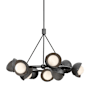 Hubbardton Forge Brooklyn 9 Light 32" Wide Pendant Ink / Oil Rubbed Bronze