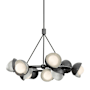 Hubbardton Forge Brooklyn 9 Light 32" Wide Pendant Ink / Sterling