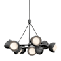 Hubbardton Forge Brooklyn 9 Light 32" Wide Pendant Ink / Ink