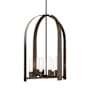 Hubbardton Forge Triomphe 8 Light 26" Wide Pendant Bronze / Frosted