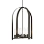 Hubbardton Forge Triomphe 8 Light 26" Wide Pendant Dark Smoke / Frosted