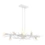 Hubbardton Forge Brindille 8 Light 54" Wide LED Abstract Linear Pendant White