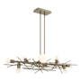 Hubbardton Forge Brindille 8 Light 54" Wide LED Abstract Linear Pendant Soft Gold