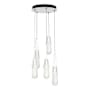 Hubbardton Forge Link 5 Light 13" Wide Multi Light Pendant White / Clear