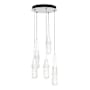 Hubbardton Forge Link 5 Light 13" Wide Multi Light Pendant White / Clear / White