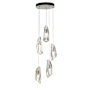 Hubbardton Forge Luma 5 Light 15" Wide Crystal Multi Light Pendant White