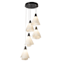 Hubbardton Forge Mobius 9 Light 21" Wide Multi Light Pendant Oil Rubbed Bronze