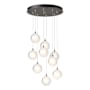 Hubbardton Forge Fritz 9 Light 21" Wide Suspension Multi Light Pendant Bronze
