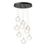 Hubbardton Forge Fritz 9 Light 21" Wide Suspension Multi Light Pendant Natural Iron