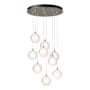 Hubbardton Forge Fritz 9 Light 21" Wide Suspension Multi Light Pendant Soft Gold