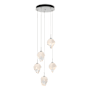 Hubbardton Forge Chrysalis 5 Light 15" Wide Multi Light Pendant White / White / Clear