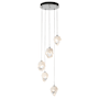 Hubbardton Forge Chrysalis 5 Light 15" Wide Multi Light Pendant White / Clear