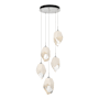 Hubbardton Forge Chrysalis 5 Light 16" Wide Multi Light Pendant White / White
