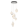 Hubbardton Forge Chrysalis 5 Light 16" Wide Multi Light Pendant White / White / Clear