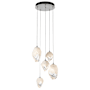 Hubbardton Forge Chrysalis 5 Light 16" Wide Multi Light Pendant White / White