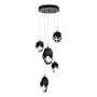 Hubbardton Forge Chrysalis 5 Light 16" Wide Multi Light Pendant Oil Rubbed Bronze / Black