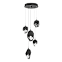 Hubbardton Forge Chrysalis 5 Light 16" Wide Multi Light Pendant Ink / Black