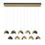 Modern Brass / Oil Rubbed Bronze / Opal