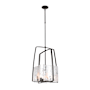 Hubbardton Forge Arc 4 Light 19" Wide Pendant Dark Smoke