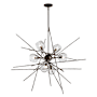 Hubbardton Forge Griffin 6 Light 39" Wide Pendant Bronze / Clear