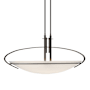 Hubbardton Forge Mackintosh 2 Light 11" Wide Pendant Oil Rubbed Bronze / White