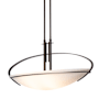Hubbardton Forge Mackintosh 2 Light 11" Wide Pendant Oil Rubbed Bronze / White