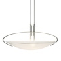 Hubbardton Forge Mackintosh 2 Light 11" Wide Pendant Vintage Platinum / Opal