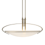 Hubbardton Forge Mackintosh 2 Light 11" Wide Pendant Soft Gold / Opal