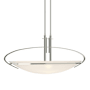 Hubbardton Forge Mackintosh 2 Light 11" Wide Pendant Sterling / White