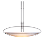 Hubbardton Forge Mackintosh 2 Light 41" Wide Linear Pendant with Customizable Glass Shade Dark Smoke / Opal