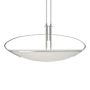 Hubbardton Forge Mackintosh 2 Light 41" Wide Linear Pendant with Customizable Glass Shade Vintage Platinum / Opal