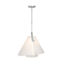 Hubbardton Forge Mobius 18" Wide Pendant Vintage Platinum / Spun Frost