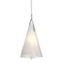 Hubbardton Forge Mobius 14" Wide Pendant Sterling / Frosted