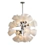 Hubbardton Forge Mobius 16 Light 31" Wide Pendant Sterling / Frosted