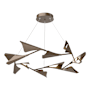 Hubbardton Forge Plume 49" Wide LED Pendant Bronze / Bronze