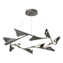 Hubbardton Forge Plume 49" Wide LED Pendant Natural Iron / Natural Iron